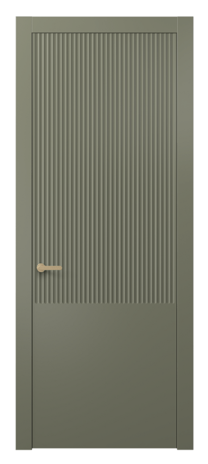 Межкомнатная дверь Альба АКП 8646 Матовый оливковый тёмный  Цена 53499 ₽ | Volhovec