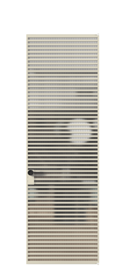 Алюминиевая дверь АЛПЛ040.07 Алюминий бежево-серый  Цена 199890  | Volhovec