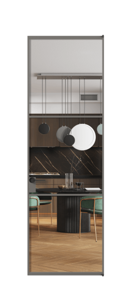 Алюминиевая дверь АЛПЛ040.03 Алюминий классический серый Прозрачное стекло "Кристал Вижн", калёное. Без короба АКЛС Цена 130370 Стоимость комплекта двери включает: 1. Полотно (600/650/700/750/800/850/900/950*2000-2400 мм).
2. Короб
3. Комплект фурнитуры (2 торцевые петли и магнитный замок с ответной планкой). Фабрика дверей Волховец 8 (800) 551 43 19 Алюминиевая дверь АЛПЛ040.03 Алюминий классический серый Прозрачное стекло "Кристал Вижн", калёное Цена 130370 | Volhovec