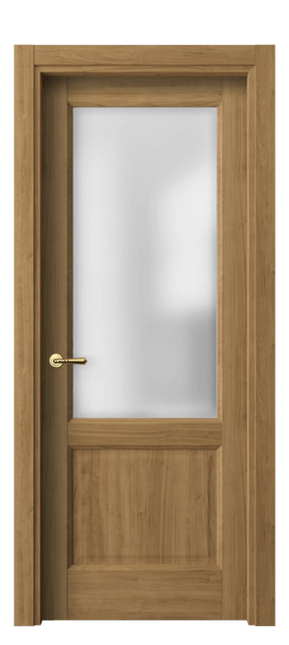 Межкомнатная дверь Galant 1422 Грецкий орех Сатинированное стекло Цена 36399 ₽ | Volhovec