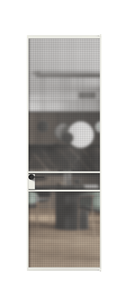 Алюминиевая дверь АЛПЛ040.02 Алюминий светло-серый  Цена 130370  | Volhovec