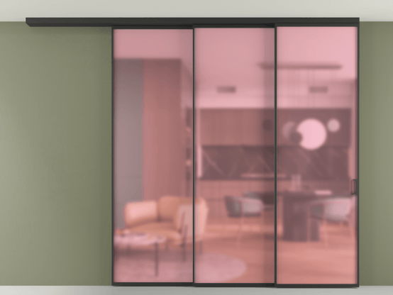 Алюминевая перегородка АЛПР 040.01_ЧРН_САТ РОЗ_new. Цвет Алюминий Черный. Материал Алюминий. Коллекция Перегородка Формато вдоль стены на потолок 3 створки с синхронным механизмом. Фото. Алюминевая перегородка АЛПР 040.01_ЧРН_САТ РОЗ_new. Цвет Алюминий Черный. Материал Алюминий. Коллекция Перегородка Формато вдоль стены на потолок 3 створки с синхронным механизмом. Картинка.