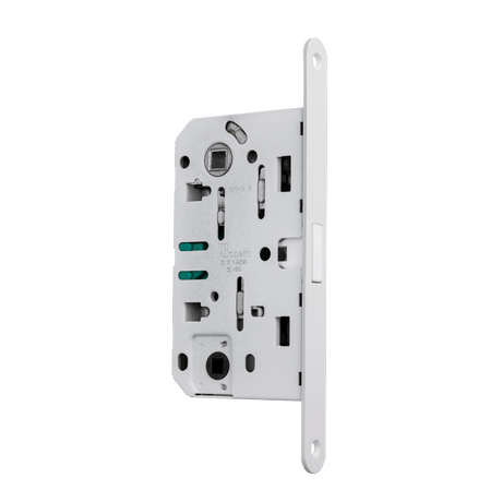 Фурнитура для дверей Магнитный замок с ответной планкой. Цвет Белый. Коллекция Магнитный замок с ответной планкой. Картинка.