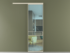 Перегородка Formato вдоль стены 1 створка