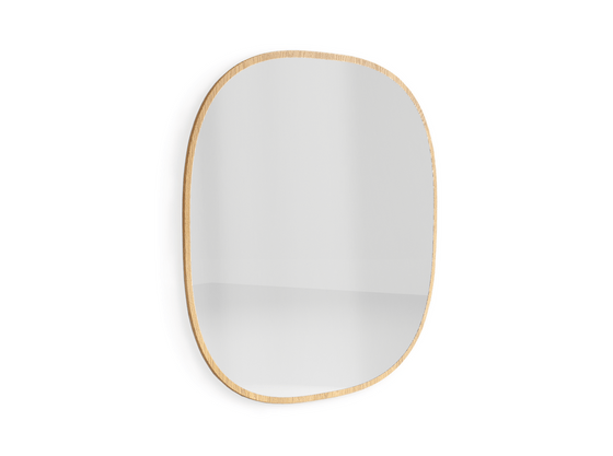 Мебель Зеркало настенное Primo 105×105 см. Цвет Дуб пшеничный матовый. Материал Массив дуба матовый. Коллекция Зеркало настенное Primo 105×105 см. Картинка.