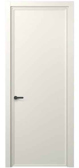 Дверь межкомнатная 8601 МЖМ . Цвет Матовый жемчужный. Материал Гладкая эмаль. Коллекция Фрэйм. Картинка.