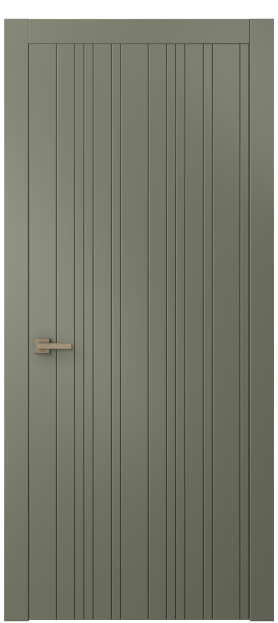 Дверь межкомнатная АКП 8051 МОТ Матовый оливковый тёмный. Цвет Матовый оливковый тёмный. Материал Гладкая эмаль. Коллекция Linea. Картинка.